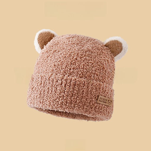 Cartoon-style warm knitted hat