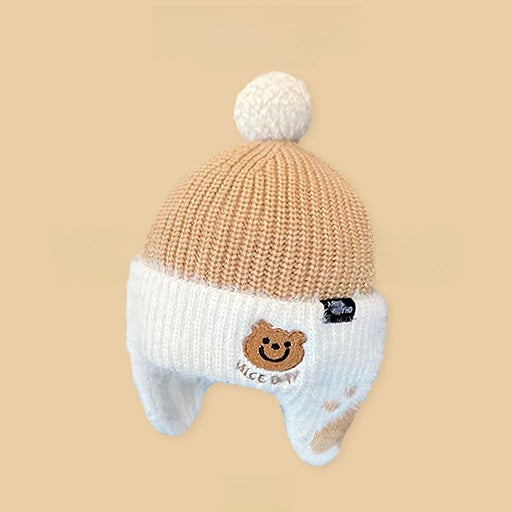 Cartoon-style warm knitted hat