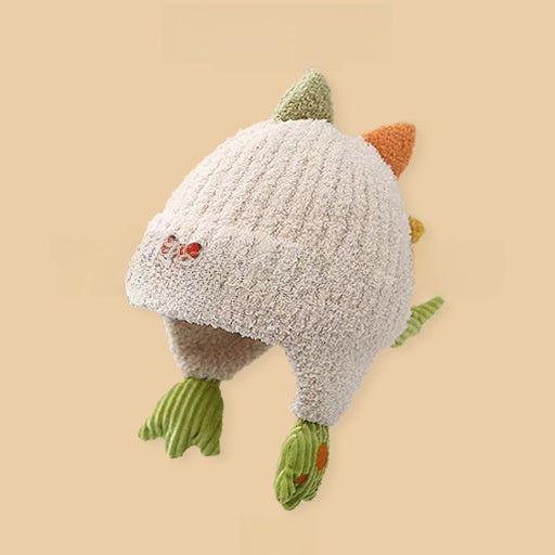 Cartoon-style warm knitted hat