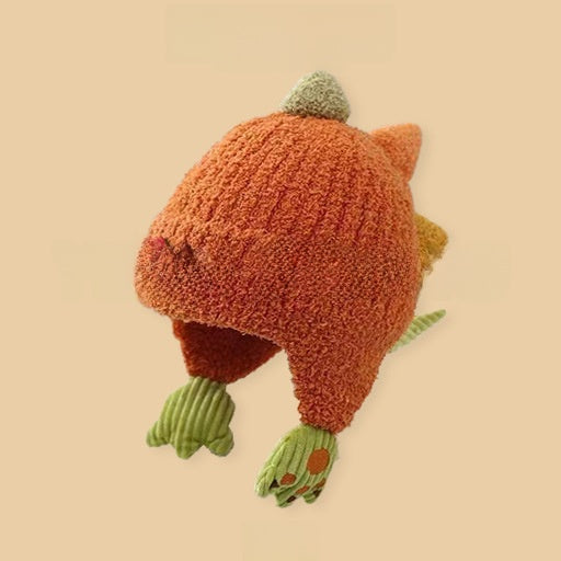 Cartoon-style warm knitted hat