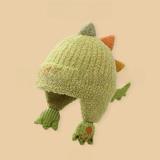 Cartoon-style warm knitted hat
