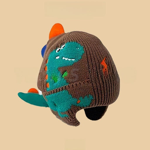 Cartoon-style warm knitted hat