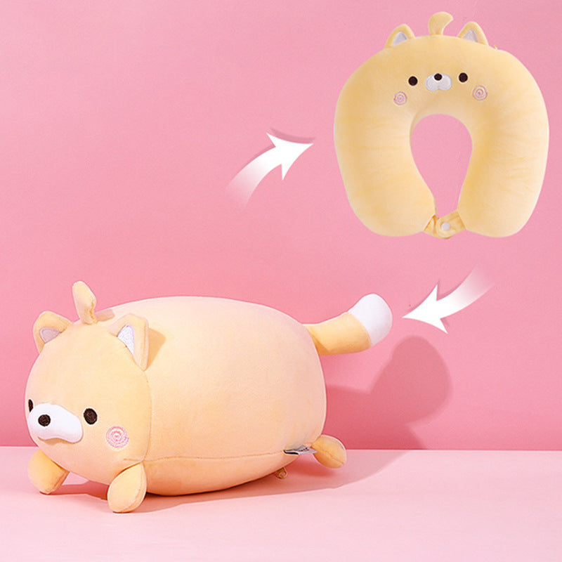 Cartoon U-shaped pillow