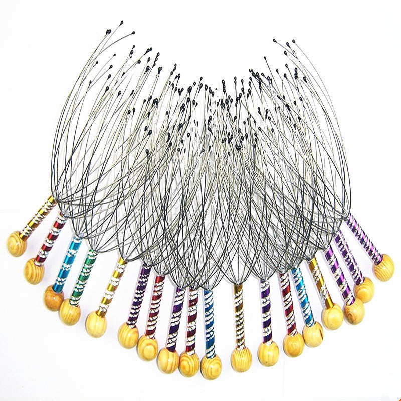 Carved Octopus Head Relaxation Massager