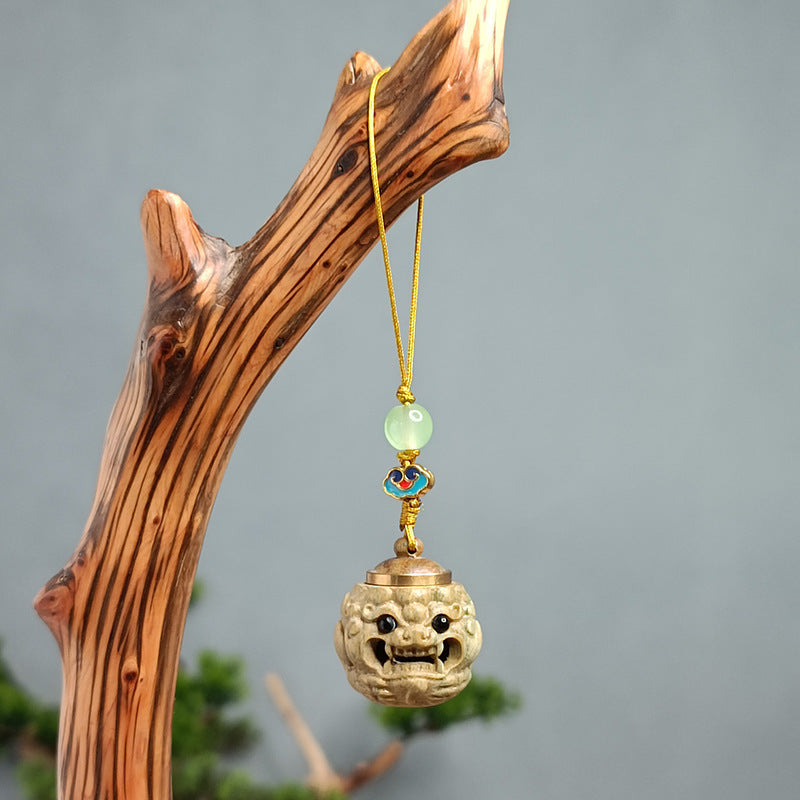 Carved Sandalwood Aromatherapy Pendant