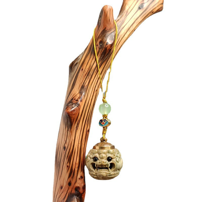 Carved Sandalwood Aromatherapy Pendant