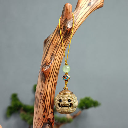 Carved Sandalwood Aromatherapy Pendant