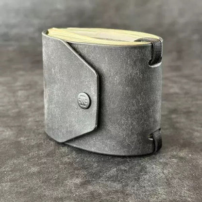 Cash Wrap Leather Wallet