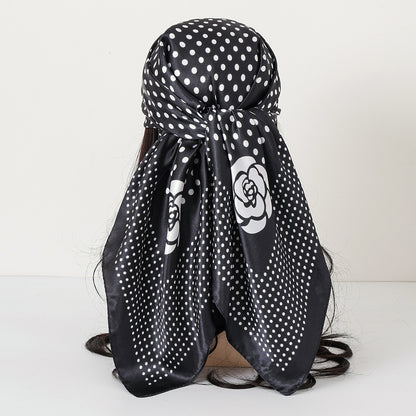 Cashew Print Satin Scarf