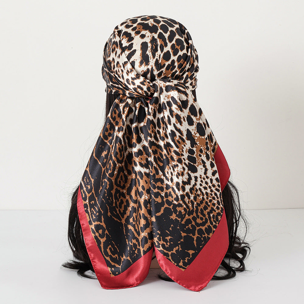 Cashew Print Satin Scarf