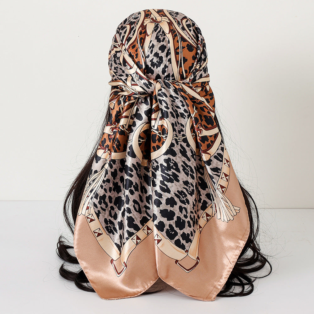 Cashew Print Satin Scarf