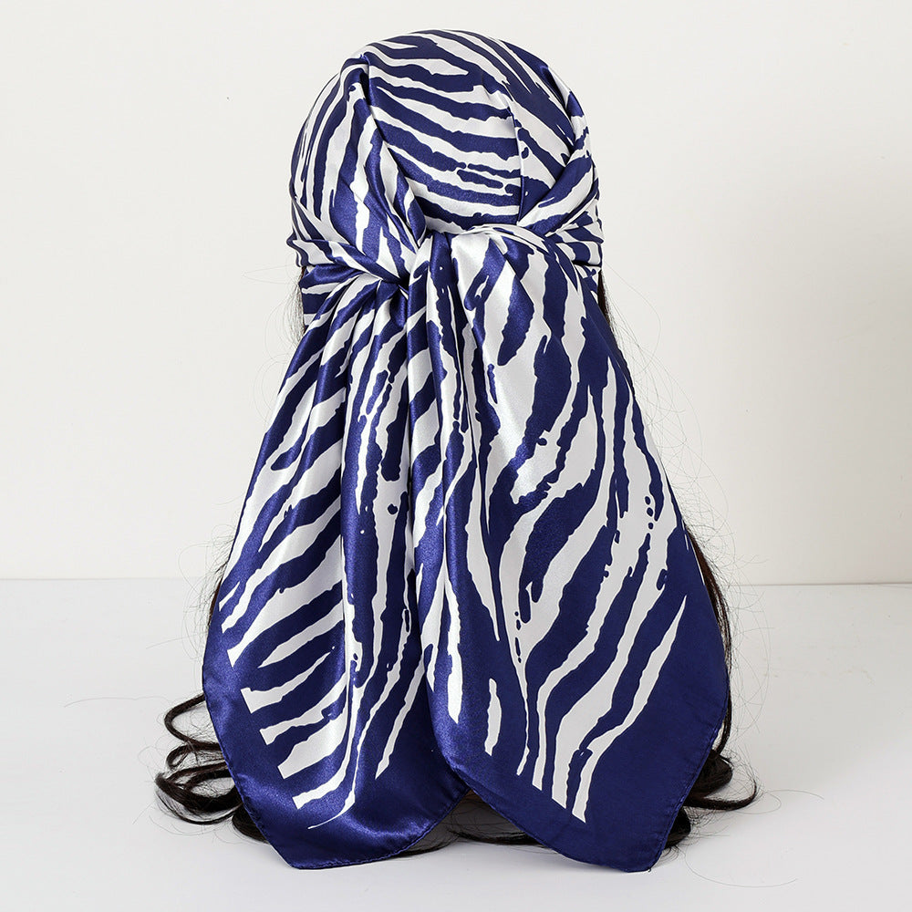 Cashew Print Satin Scarf