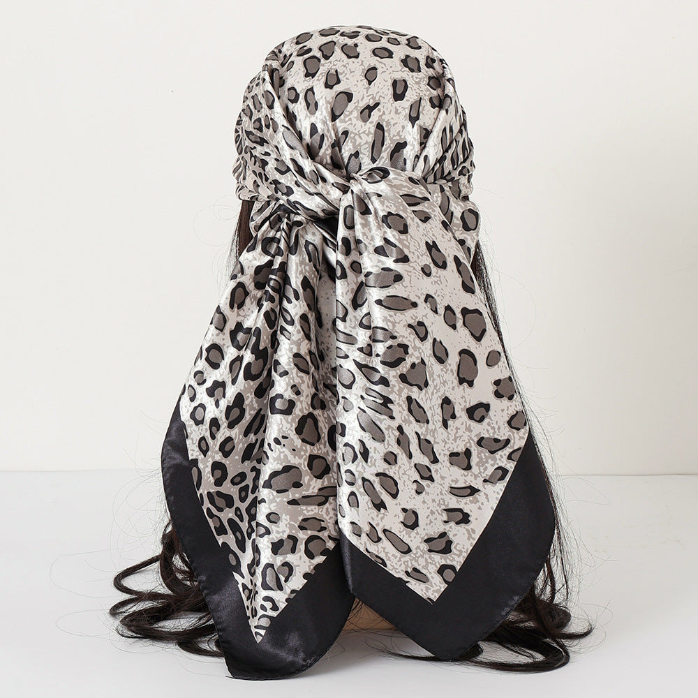 Cashew Print Satin Scarf
