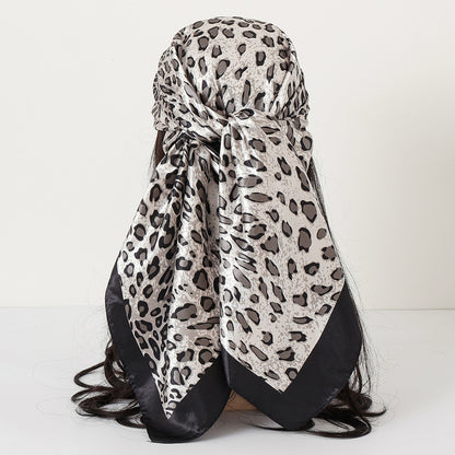 Cashew Print Satin Scarf
