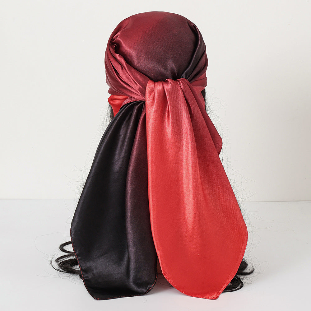 Cashew Print Satin Scarf