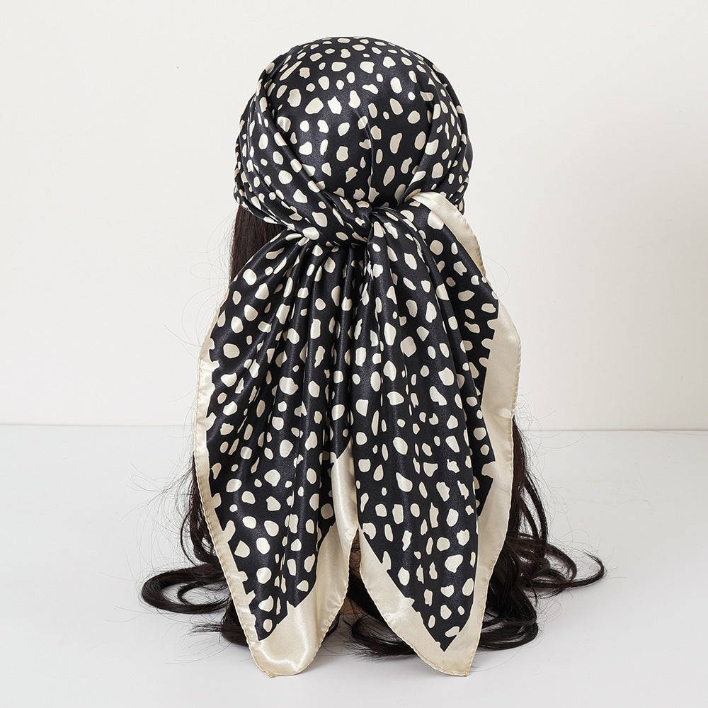 Cashew Print Satin Scarf