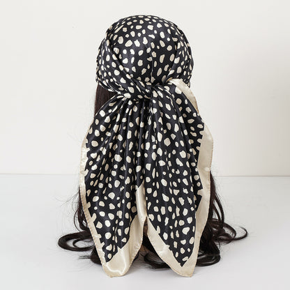 Cashew Print Satin Scarf