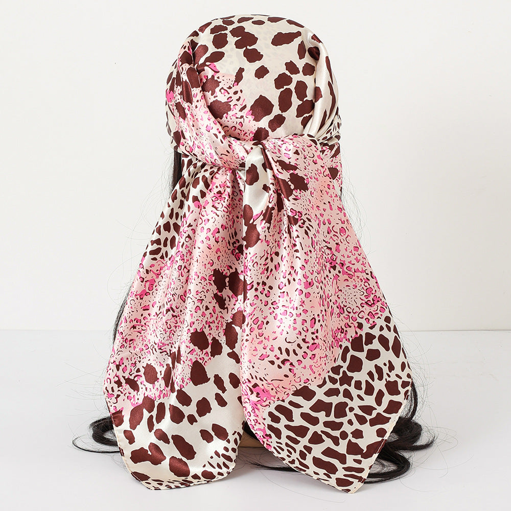 Cashew Print Satin Scarf