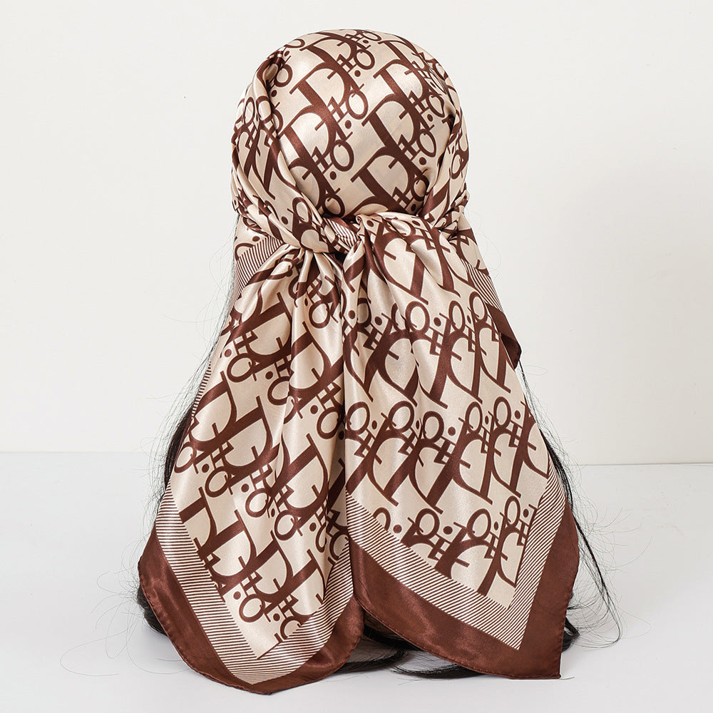 Cashew Print Satin Scarf