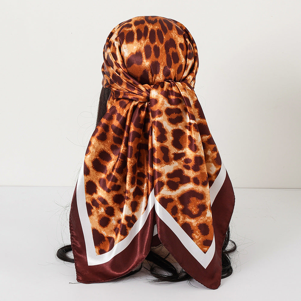 Cashew Print Satin Scarf