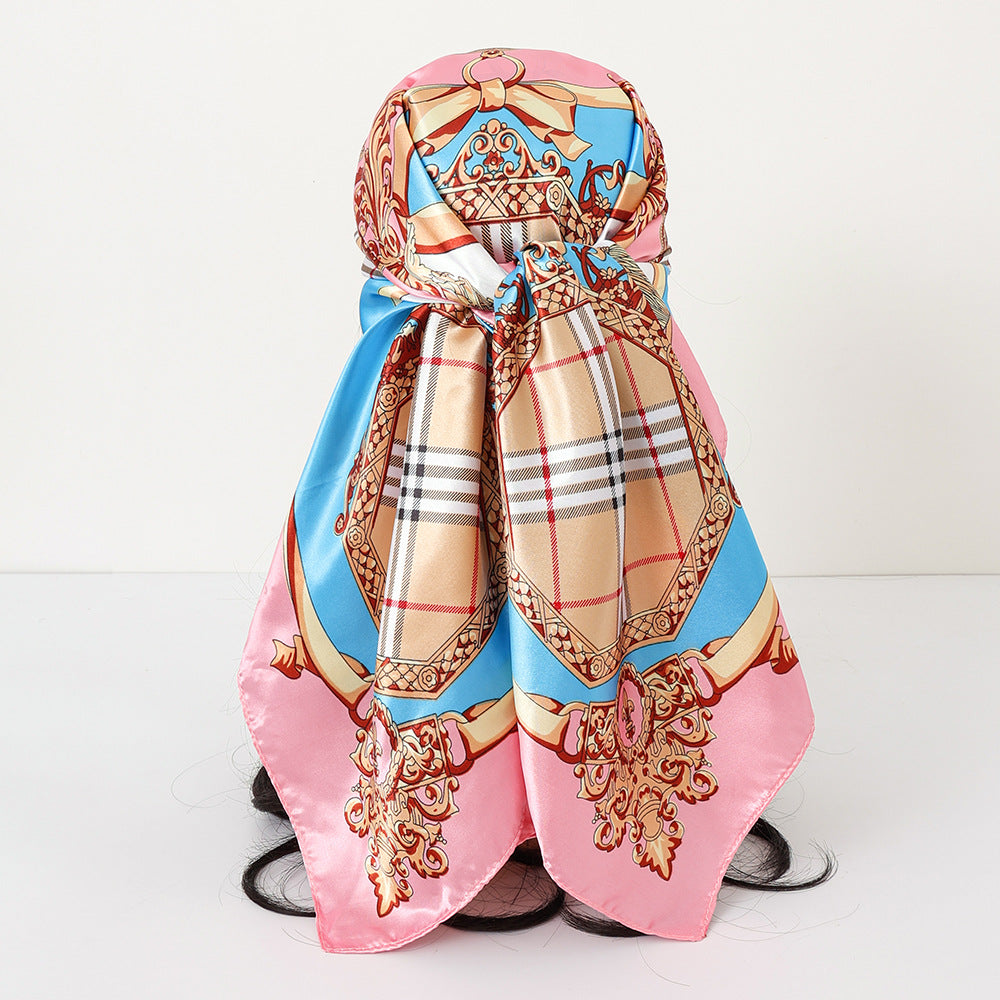 Cashew Print Satin Scarf