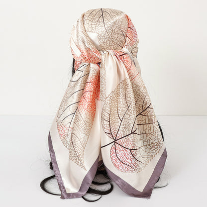 Cashew Print Satin Scarf