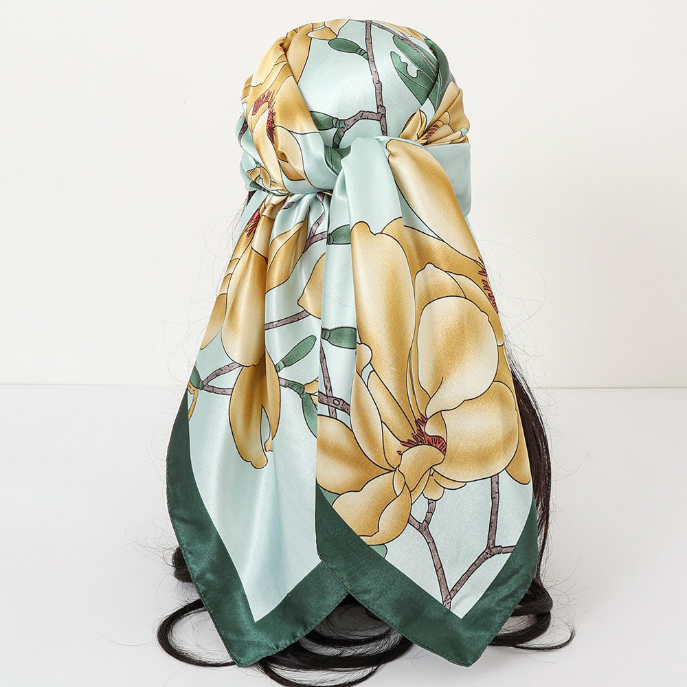Cashew Print Satin Scarf