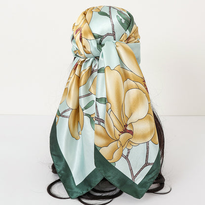 Cashew Print Satin Scarf