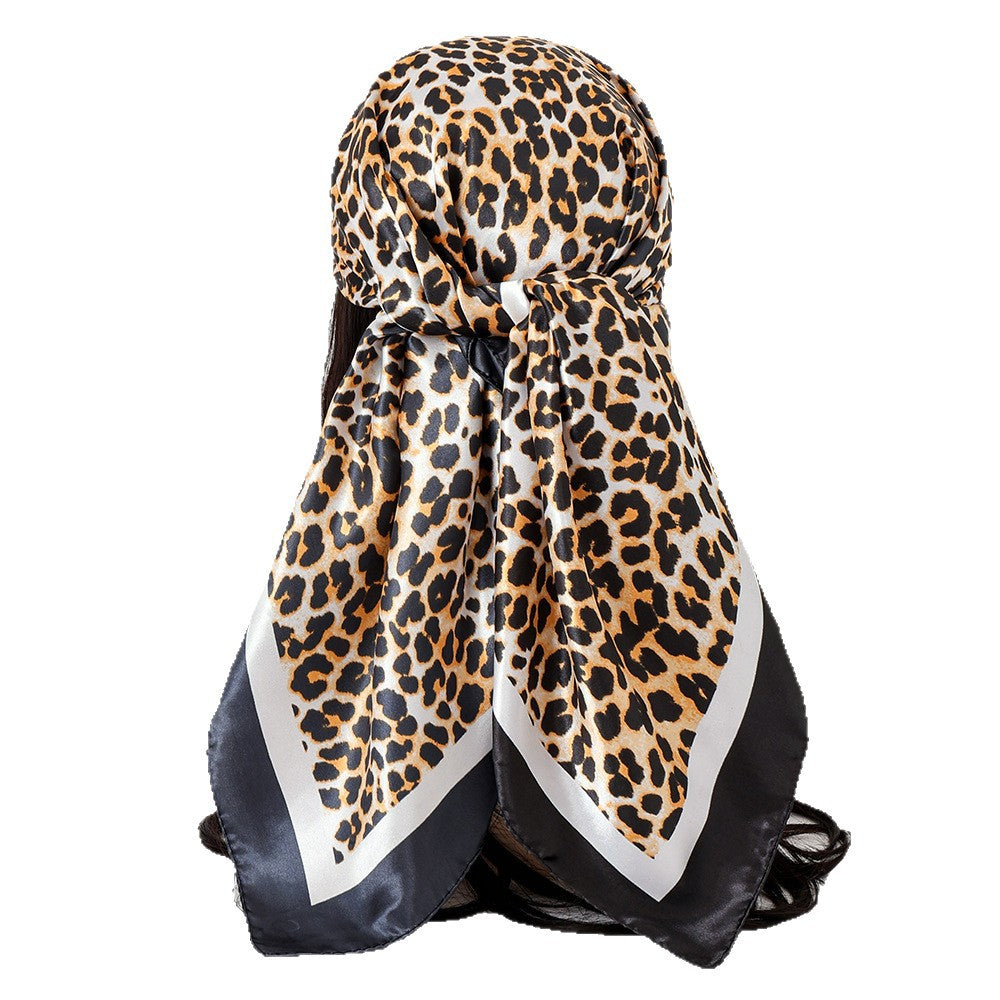 Cashew Print Satin Scarf