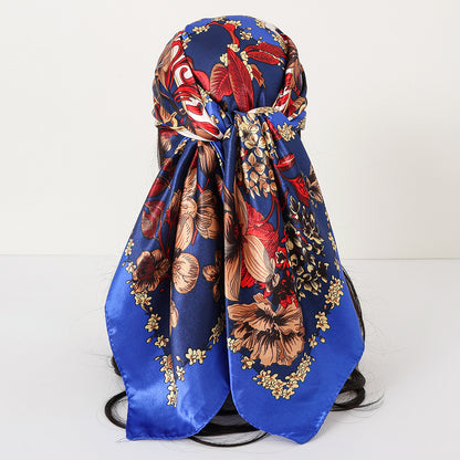 Cashew Print Satin Scarf