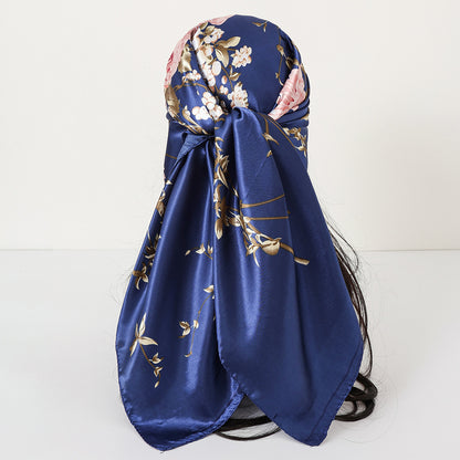 Cashew Print Satin Scarf