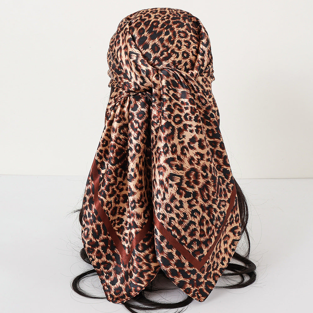 Cashew Print Satin Scarf