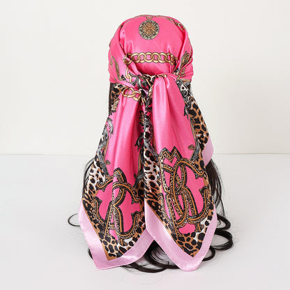 Cashew Print Satin Scarf
