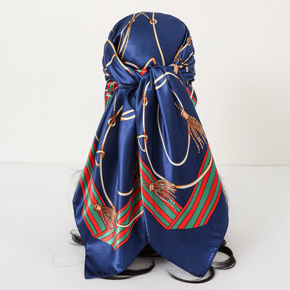 Cashew Print Satin Scarf