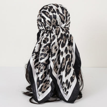Cashew Print Satin Scarf