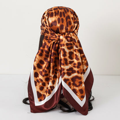 Cashew Print Satin Scarf