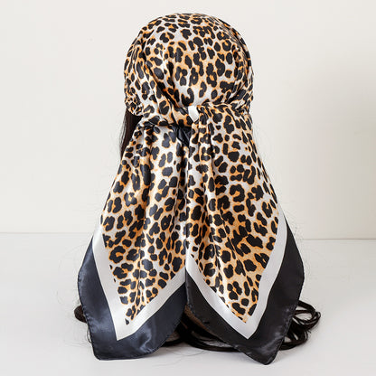Cashew Print Satin Scarf