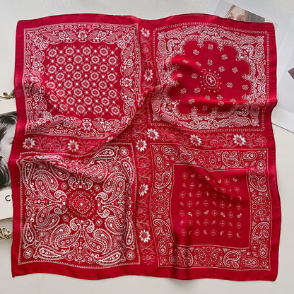 Cashew Print Square Scarf
