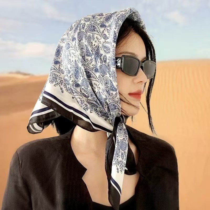 Cashew Print Square Scarf