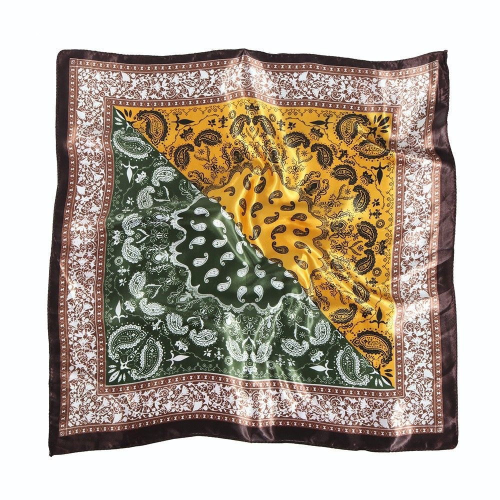 Cashew Print Square Scarf