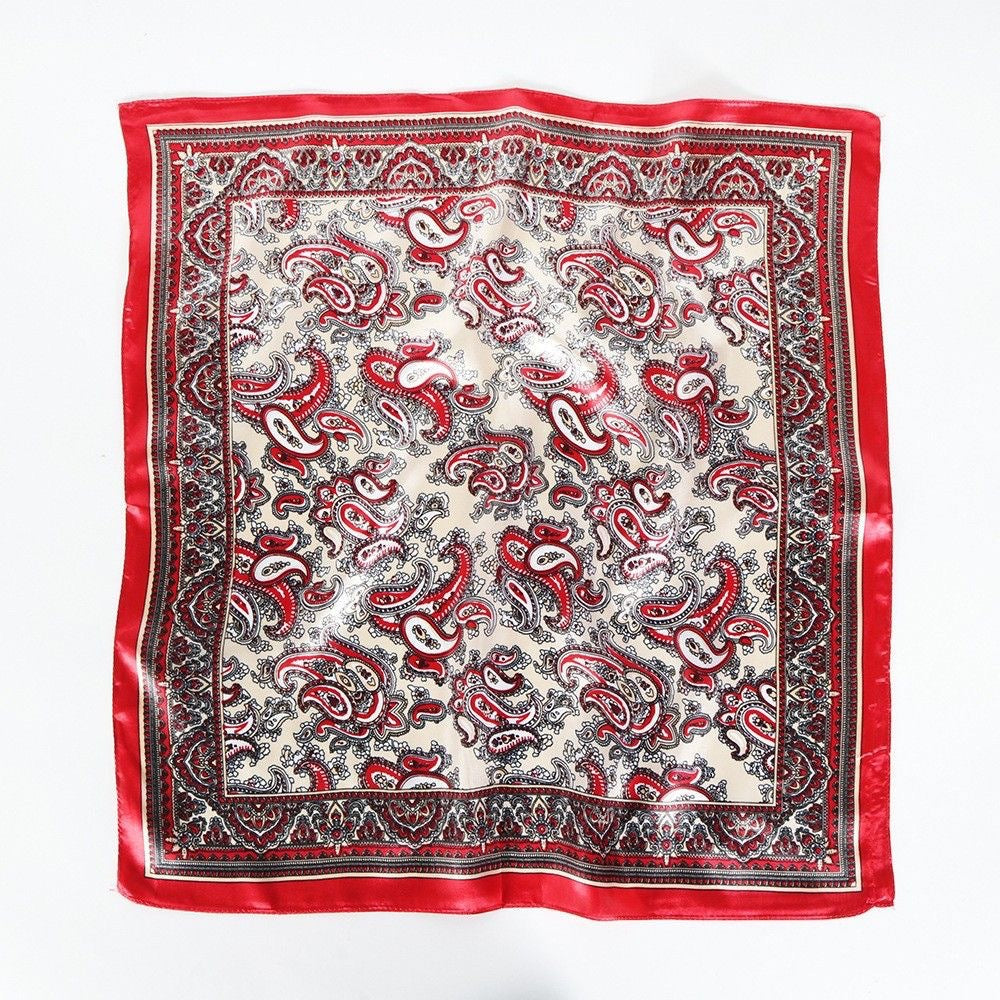 Cashew Print Square Scarf