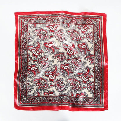 Cashew Print Square Scarf