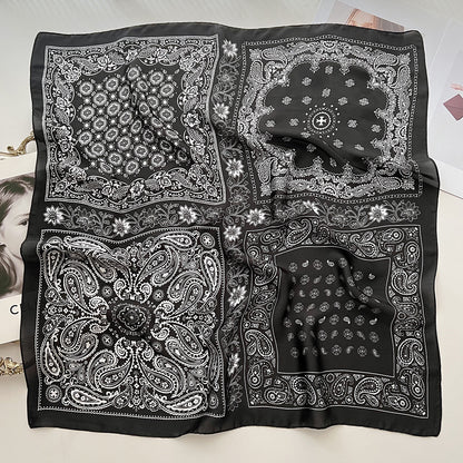 Cashew Print Square Scarf