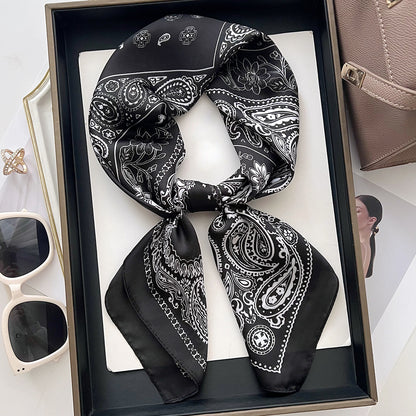 Cashew Print Square Scarf