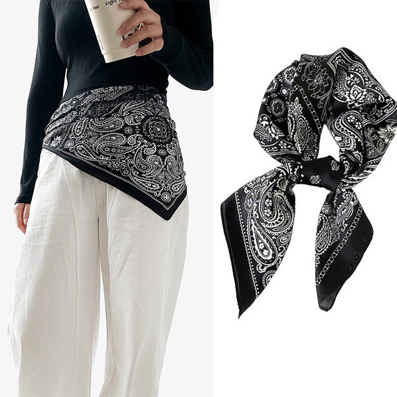 Cashew Print Square Scarf