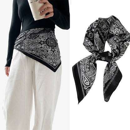 Cashew Print Square Scarf