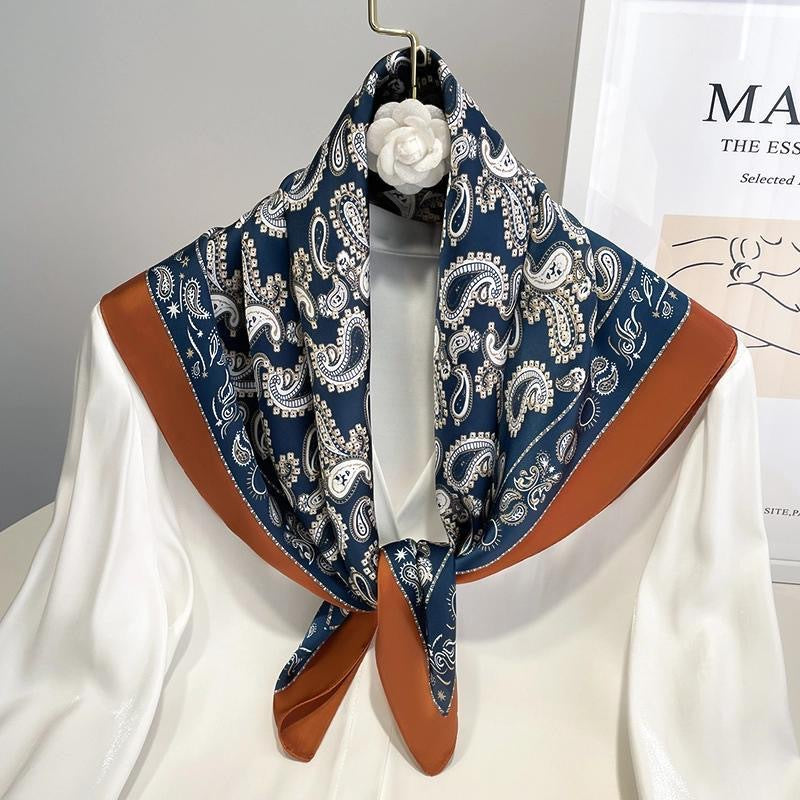 Cashew Print Square Scarf