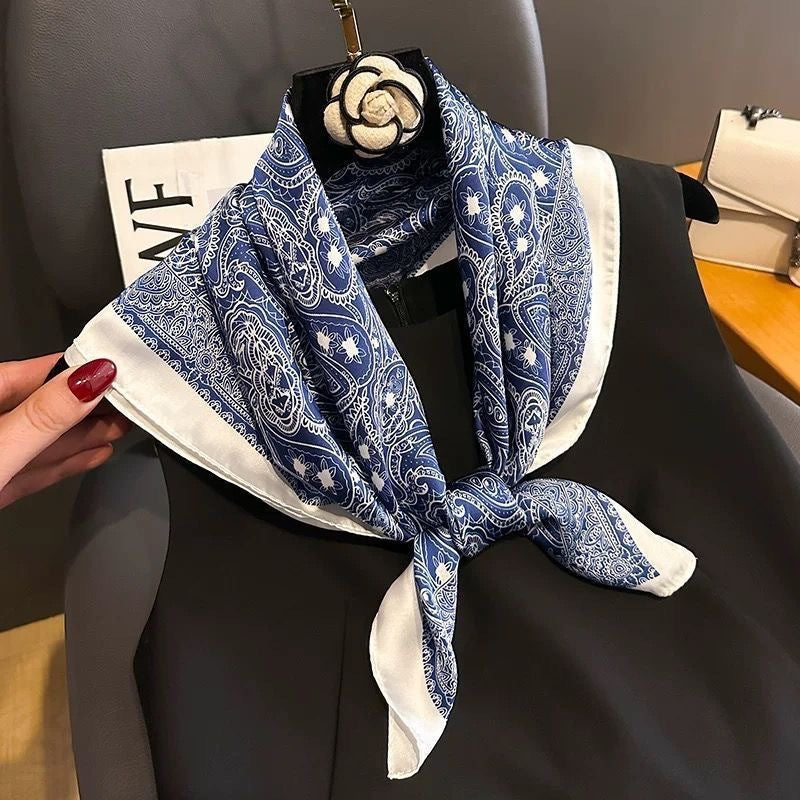 Cashew Print Square Scarf