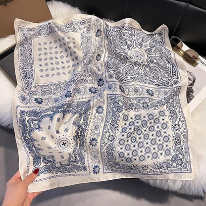 Cashew Print Square Scarf