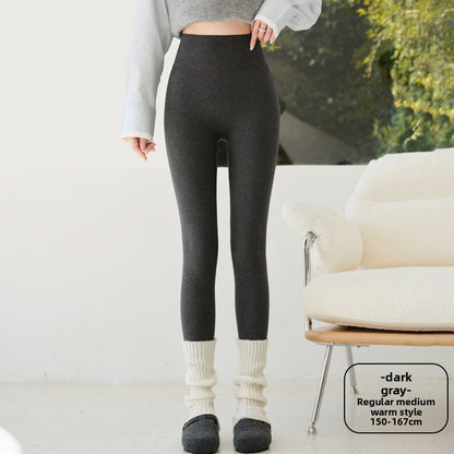 Cashmere and silk fleece-lined leggings